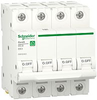 Выключатель автоматический Schneider Electric Resi9 4п 63A B 6кА  картинка